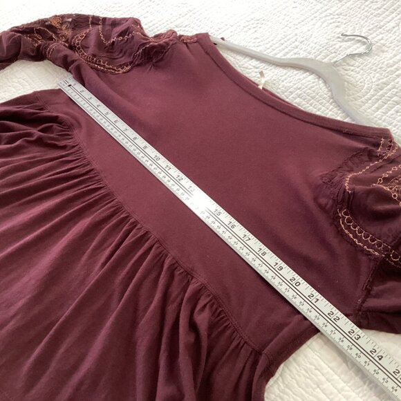 Free People Penny peplum embroidered top size XS - Picture 6 of 16